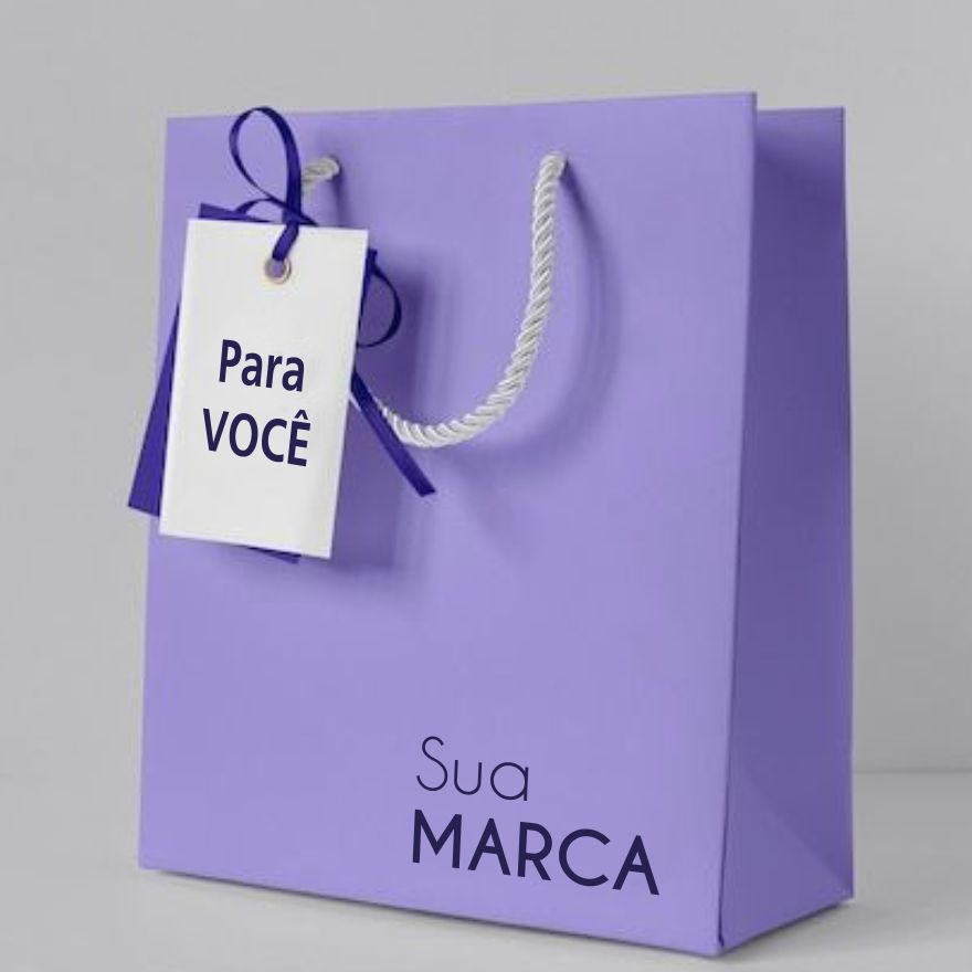 Sacolas de Papel Elegantes com a Sua Marca