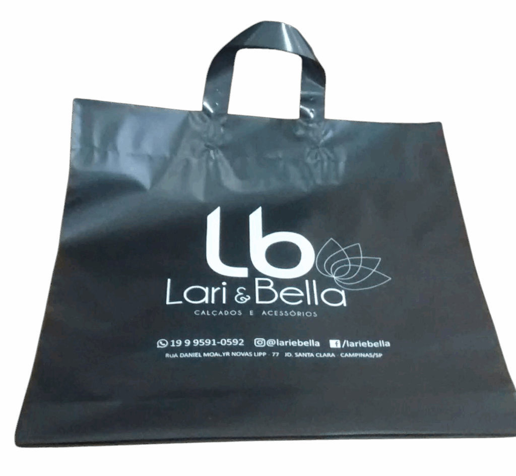 Sacola Alça Fita PEAD Personalizada